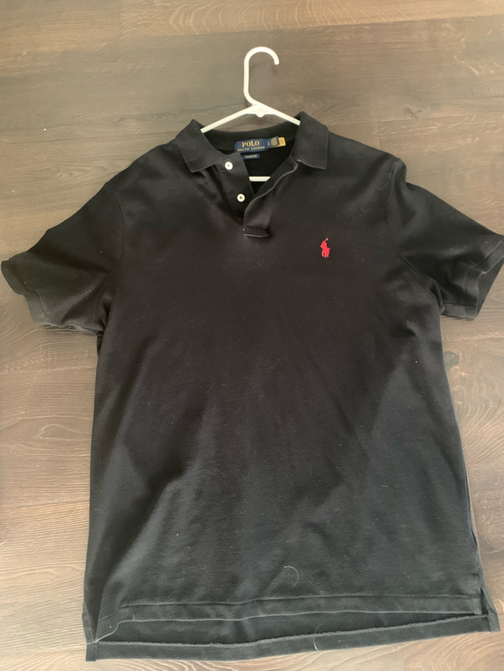 Polo by Ralph Lauren Black Polo with Red Pony Logo